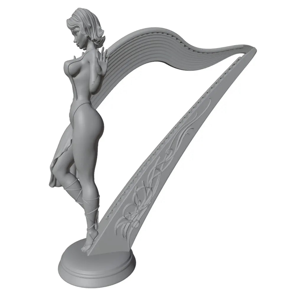 75mm Pinup Female, 5 Figures, Resin Model Figure Kit, Unassembled and Unpainted