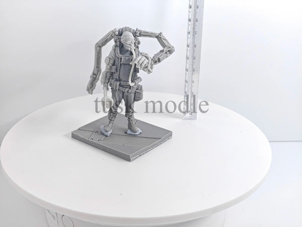 1/24 Mecha Stranger Jo Warrior, Resin Model Figure Kit, Sci-Fi Theme, Unassembled and Unpainted