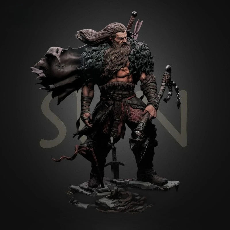 Medieval Warrior, Resin Model Figure Kit, Fantasy Theme, Unassembled and Unpainted
