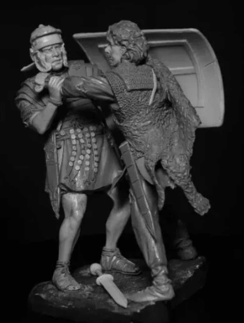 1/24 Ancient Roman Legionaries, 4 Figures, Resin Model Figure Kit, Unassembled and Unpainted