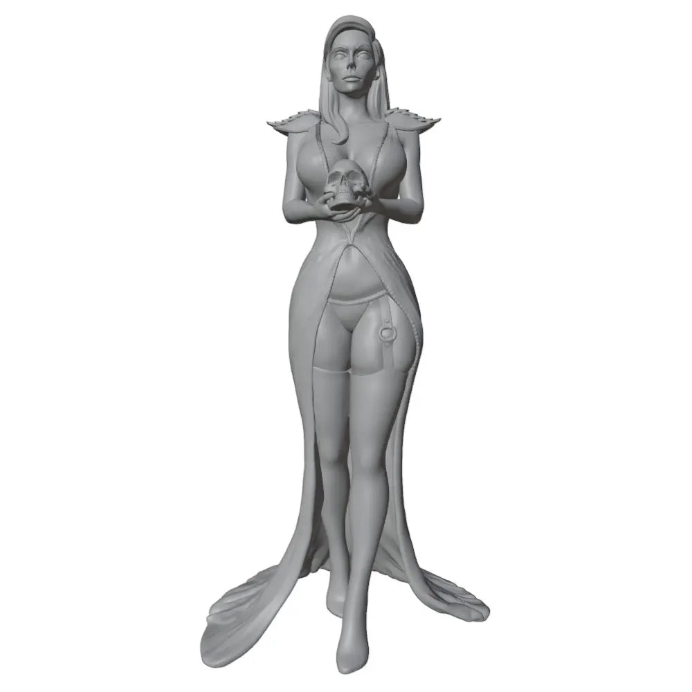 1/24 Female Warrior Spiked Armor, Resin Model Figure Kit, Fantasy Theme, Unassembled and Unpainted