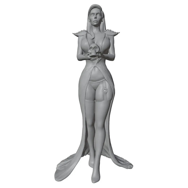 1/24 Female Warrior Spiked Armor, Resin Model Figure Kit, Fantasy Theme, Unassembled and Unpainted