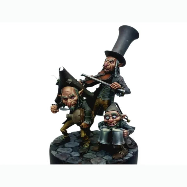 54mm Grotesque Fantasy Creatures, 3 Figures, Resin Model Figure Kit, Fantasy Theme, Unassembled and Unpainted