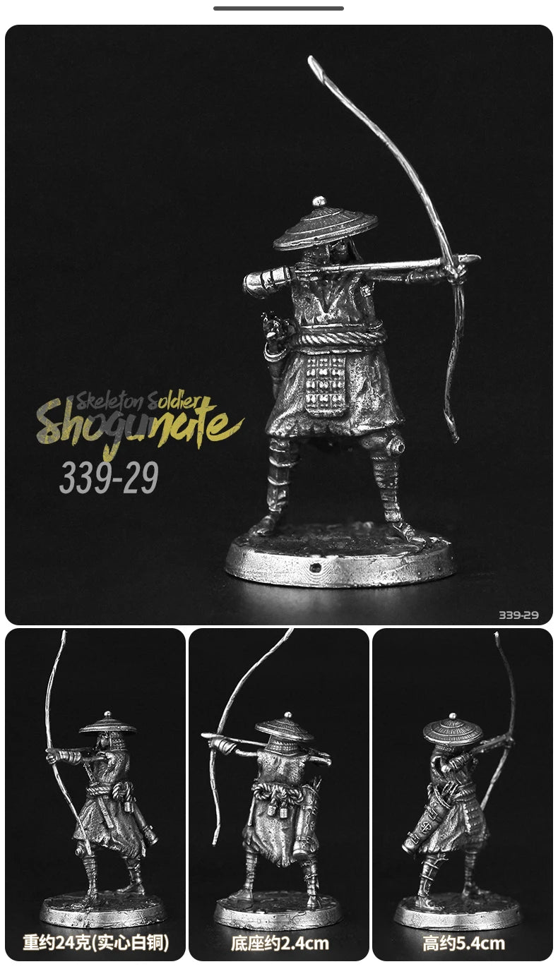 Medieval Skeleton Archers, 8 Figures, Resin Model Figure Kit, Unassembled and Unpainted