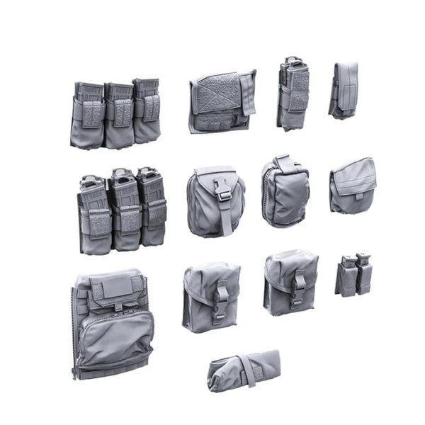 1/35 Modern Tactical Accessory Set, Resin Model Accessory Kit, Unpainted