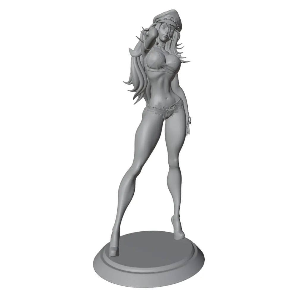 1/24 Military Pinup, Resin Model Figure Kit, Unassembled and Unpainted