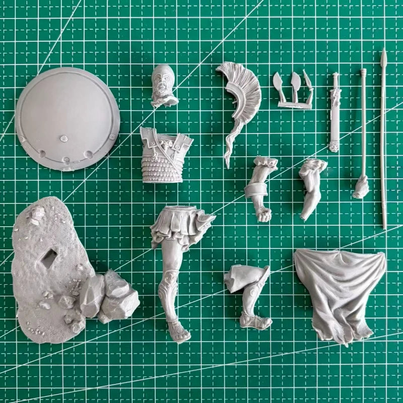 1/24 Ancient Athens Hoplite Warrior, Resin Model Figure Kit, Unassembled and Unpainted