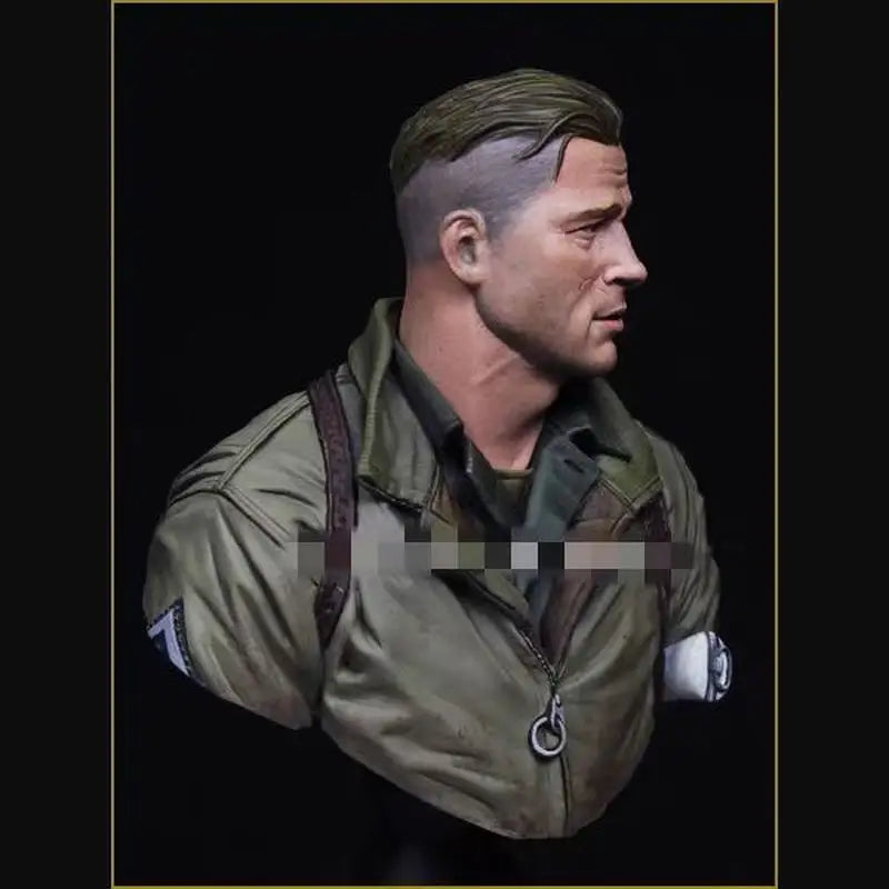 1/10 Modern Military Captain, Resin Model Bust Kit, Unassembled and Unpainted
