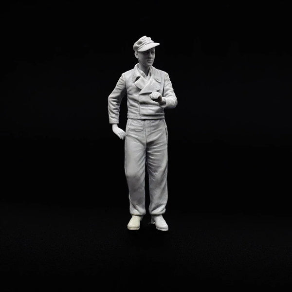 1/35 WWII Allied Tank Commander, Resin Model Figure Kit, Unassembled and Unpainted