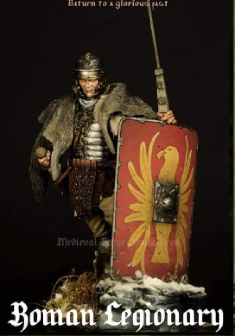 1/24 Ancient Roman Legion Soldier, Resin Model Figure Kit, Unassembled and Unpainted