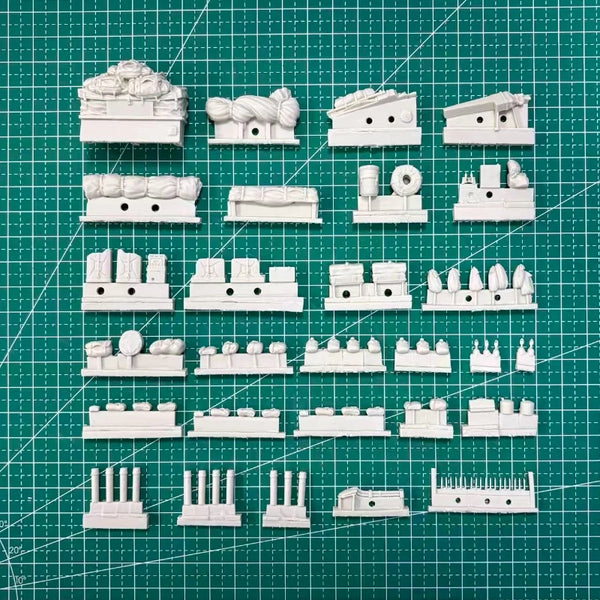 1/35 WWII German Panther Stowage, Resin Model Accessory Kit, Unpainted