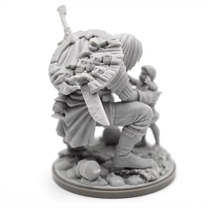 38mm Chief Guard, Resin Model Figure Kit, Fantasy Theme, Unassembled and Unpainted