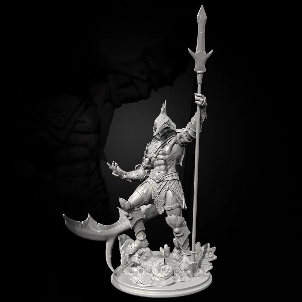 75mm Horned Dragon Creature, Resin Model Figure Kit, Fantasy Theme, Unassembled and Unpainted