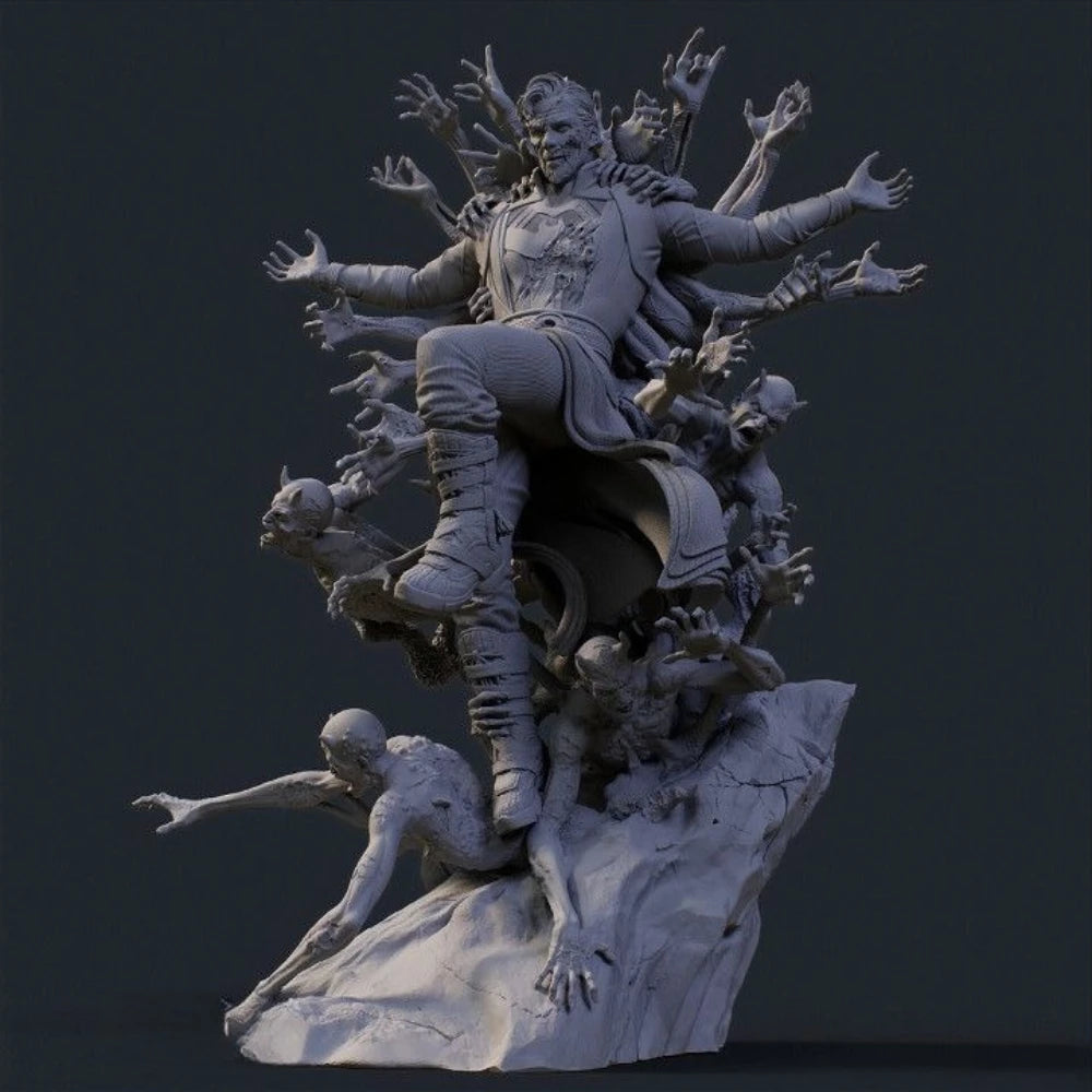 180mm Death Zombie, Resin Model Figure Kit, Fantasy Theme, Unassembled and Unpainted