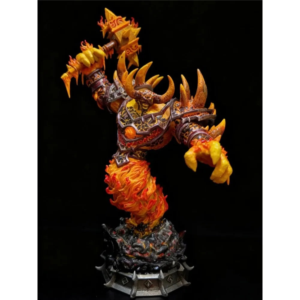 Rag Firelord Fire Elemental Deity, Resin Model Figure Kit, Fantasy Theme, Unassembled and Unpainted