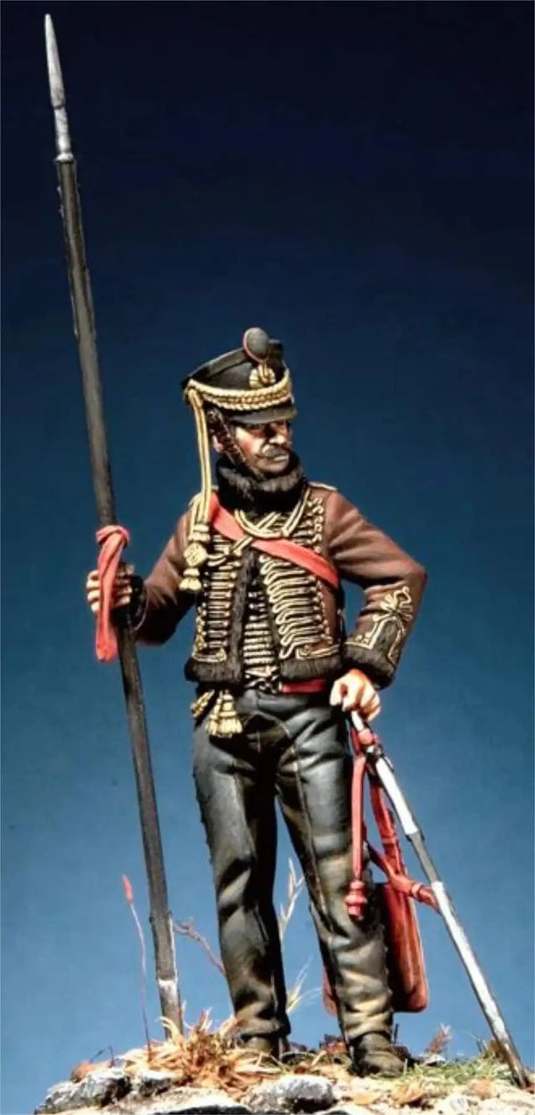 1/32 Napoleonic Imperial Russian Officer, Resin Model Figure Kit, Unassembled and Unpainted