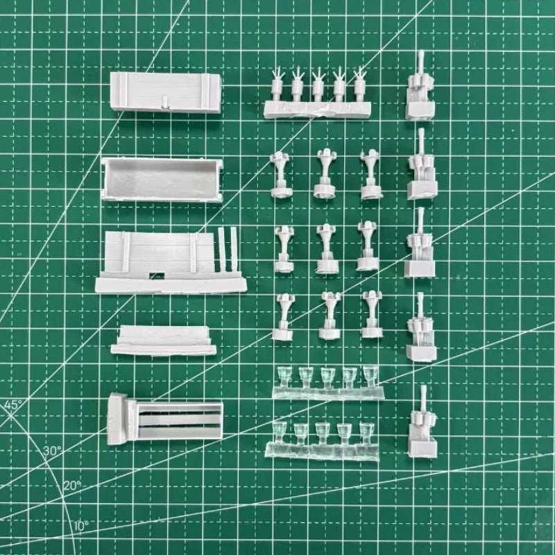 1/35 WWII German Grenades & Mines Scene, 11 Figures, Resin Model Diorama Kit, Unassembled and Unpainted