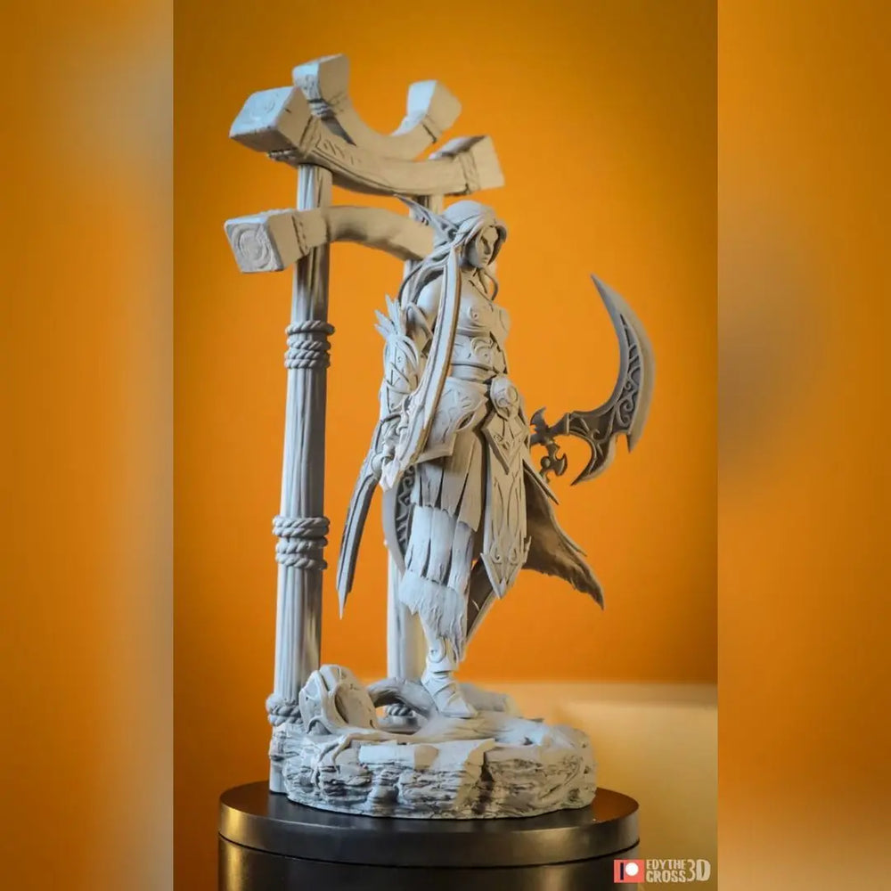 Female Warrior with Axes, Resin Model Figure Kit, Fantasy Theme, Unassembled and Unpainted