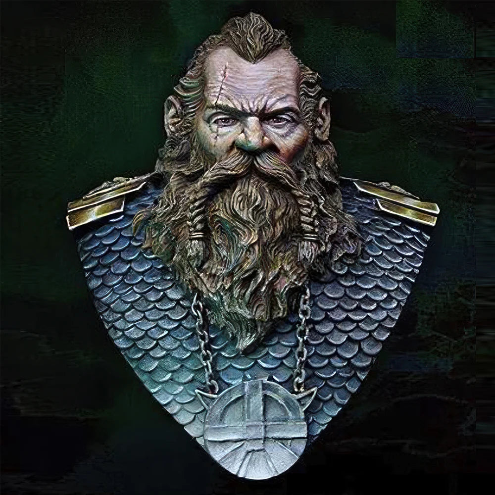 1/12 Norse Warrior Eitri, Resin Model Bust Kit, Fantasy Theme, Unassembled and Unpainted
