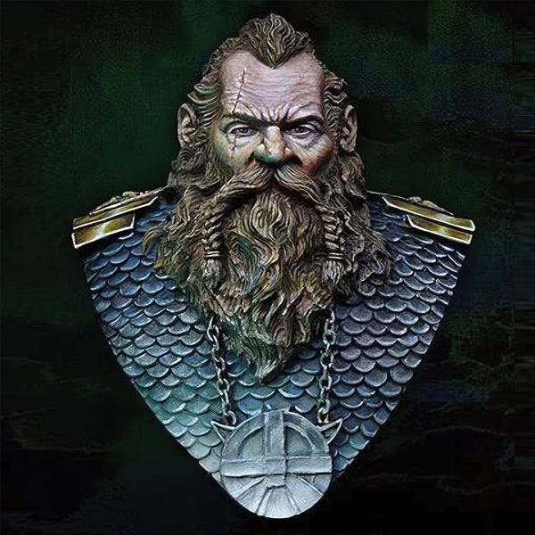 1/12 Norse Warrior Eitri, Resin Model Bust Kit, Fantasy Theme, Unassembled and Unpainted