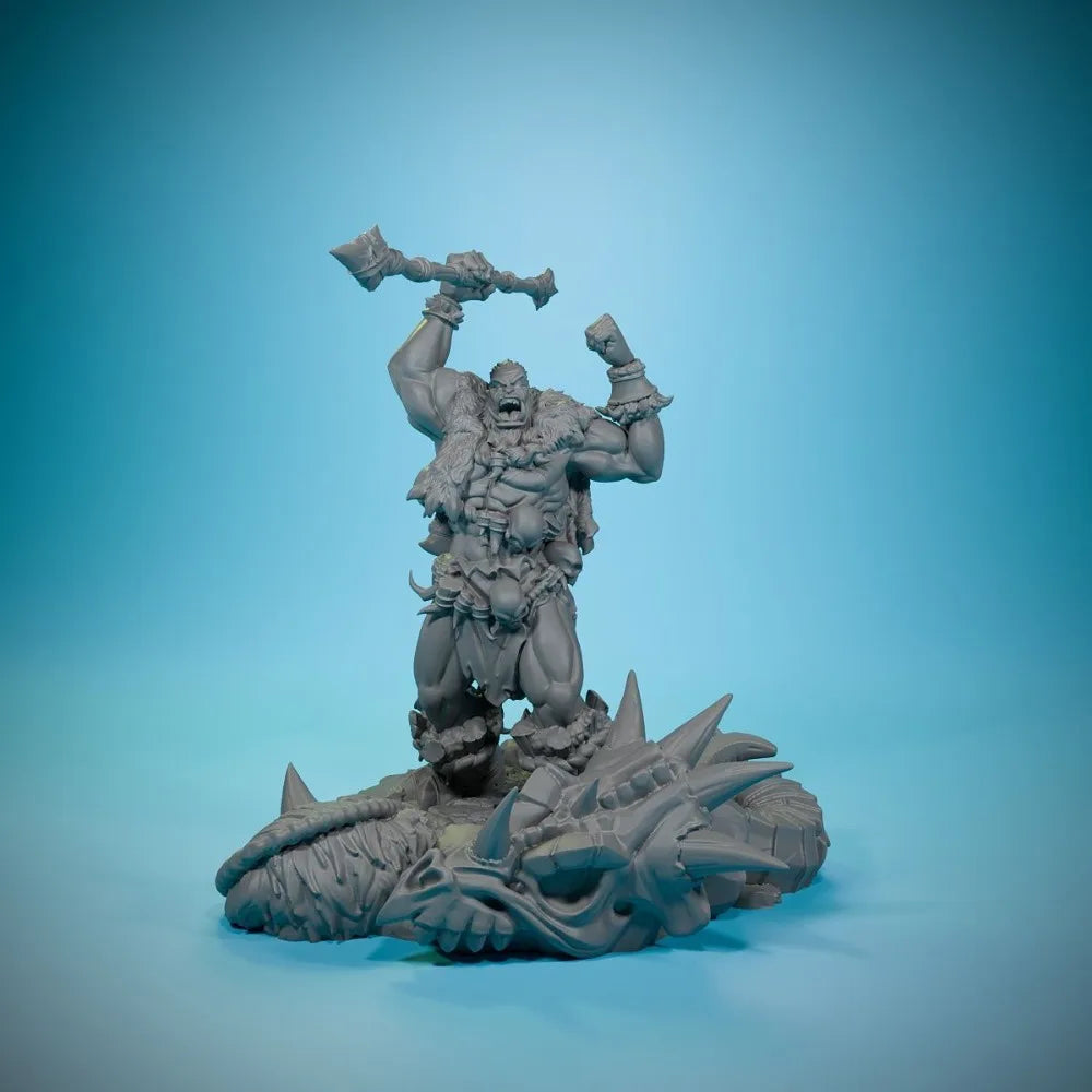 73mm Orc Ranger, Resin Model Figure Kit, Fantasy Theme, Unassembled and Unpainted