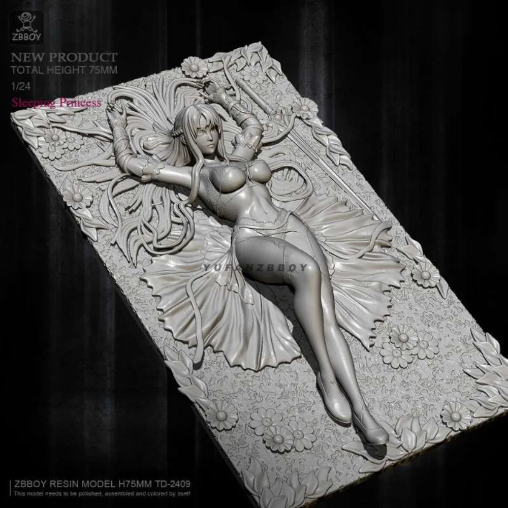 75mm Princess Nightmare, Resin Model Figure Kit, Unassembled and Unpainted