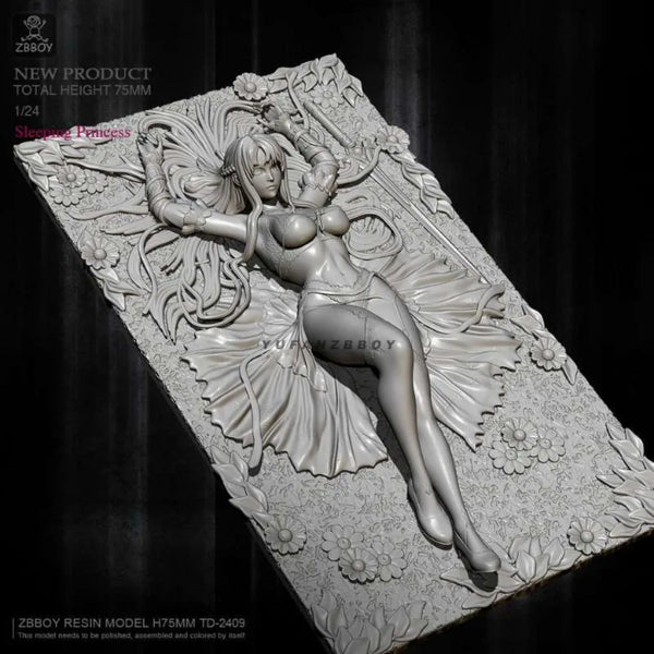 75mm Princess Nightmare, Resin Model Figure Kit, Unassembled and Unpainted