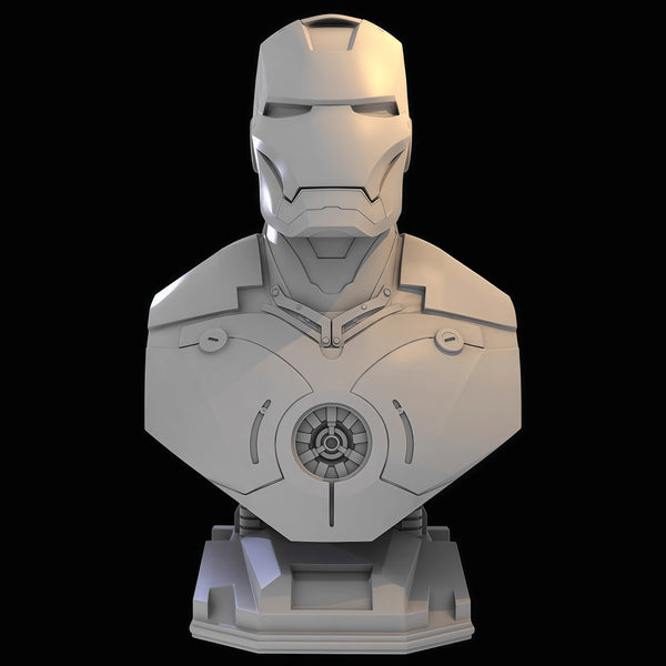 1/10 Armored Helmet, Resin Model Bust Kit, Sci-Fi Theme, Unassembled and Unpainted