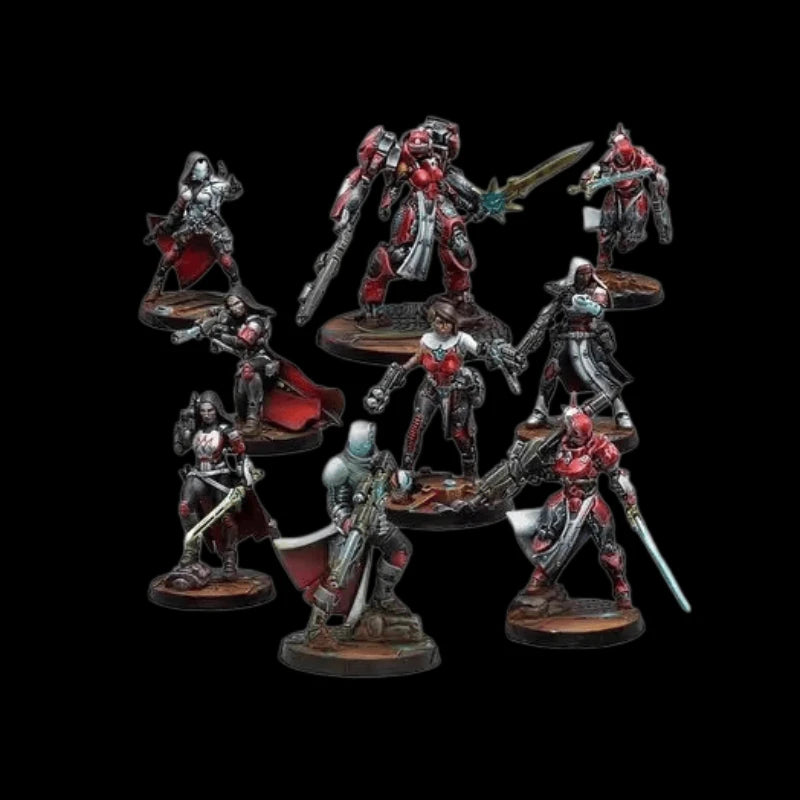 Modern Sci-Fi Tactical Operators, 6 Figures, Resin Model Figure Kit, Unassembled and Unpainted