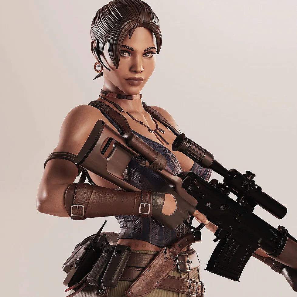 55mm Modern Sci-Fi Tactical Operator, Resin Model Figure Kit, Unassembled and Unpainted