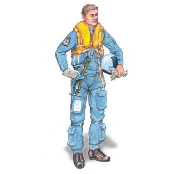 1/48 Modern Military Pilot, Resin Model Figure Kit, Unassembled and Unpainted