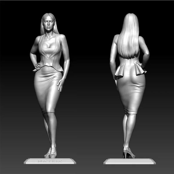 75mm Film Actress, Resin Model Figure Kit, Unassembled and Unpainted