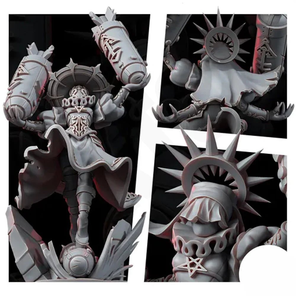 1/24 Dark Witch, Resin Model Figure Kit, Fantasy Theme, Unassembled and Unpainted