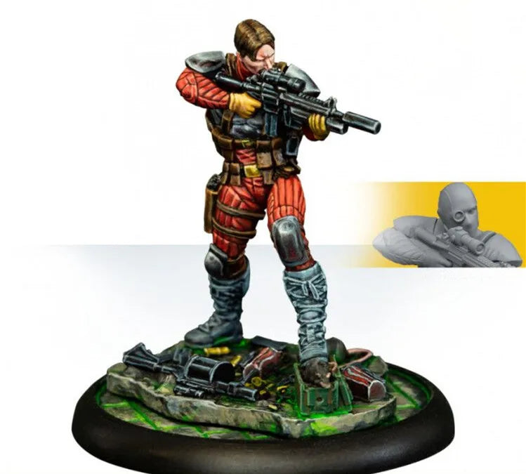 35mm Modern Sci-Fi Tactical Commando, Resin Model Figure Kit, Unassembled and Unpainted