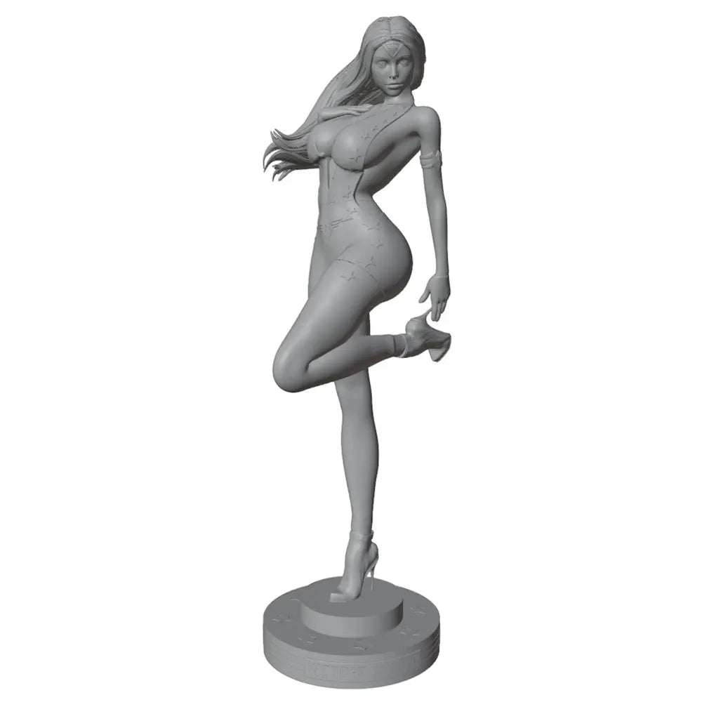 75mm Pin-up Woman, Resin Model Figure Kit, Unassembled and Unpainted
