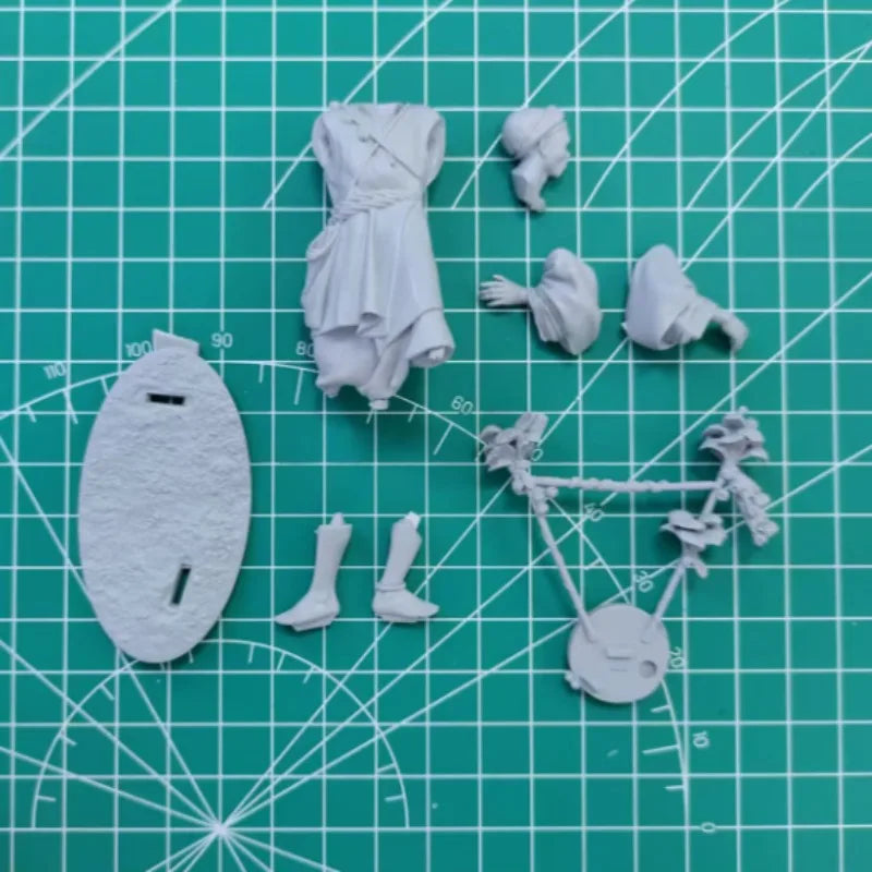 1/24 Ancient Classical Guitarist, Resin Model Figure Kit, Unassembled and Unpainted