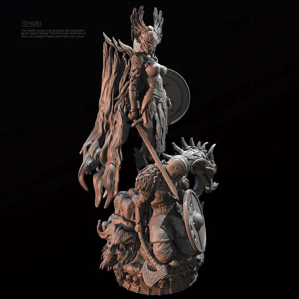 1/32 Goddess, Resin Model Figure Kit, Fantasy Theme, Unassembled and Unpainted