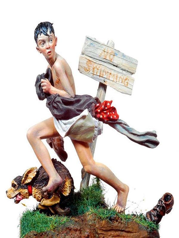 1/32 Pinup Warrior, Resin Model Figure Kit, Unassembled and Unpainted