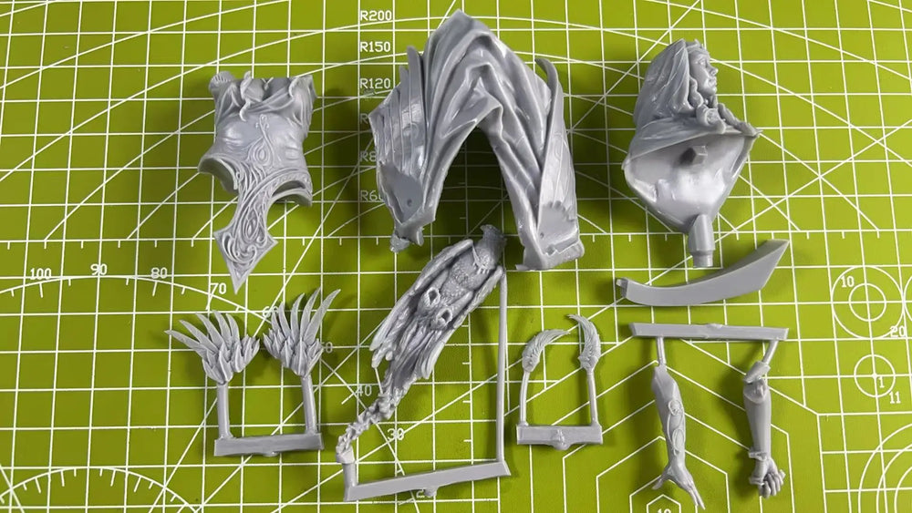 1/10 Nightingale Goddess, Resin Model Bust Kit, Fantasy Theme, Unassembled and Unpainted