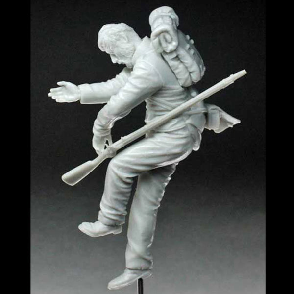 1/35 American Civil War Civilian Parkour Jumper, Resin Model Figure Kit, Unassembled and Unpainted