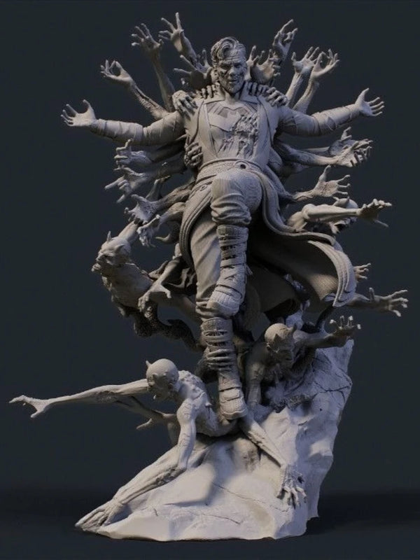 180mm Death Zombie, Resin Model Figure Kit, Fantasy Theme, Unassembled and Unpainted
