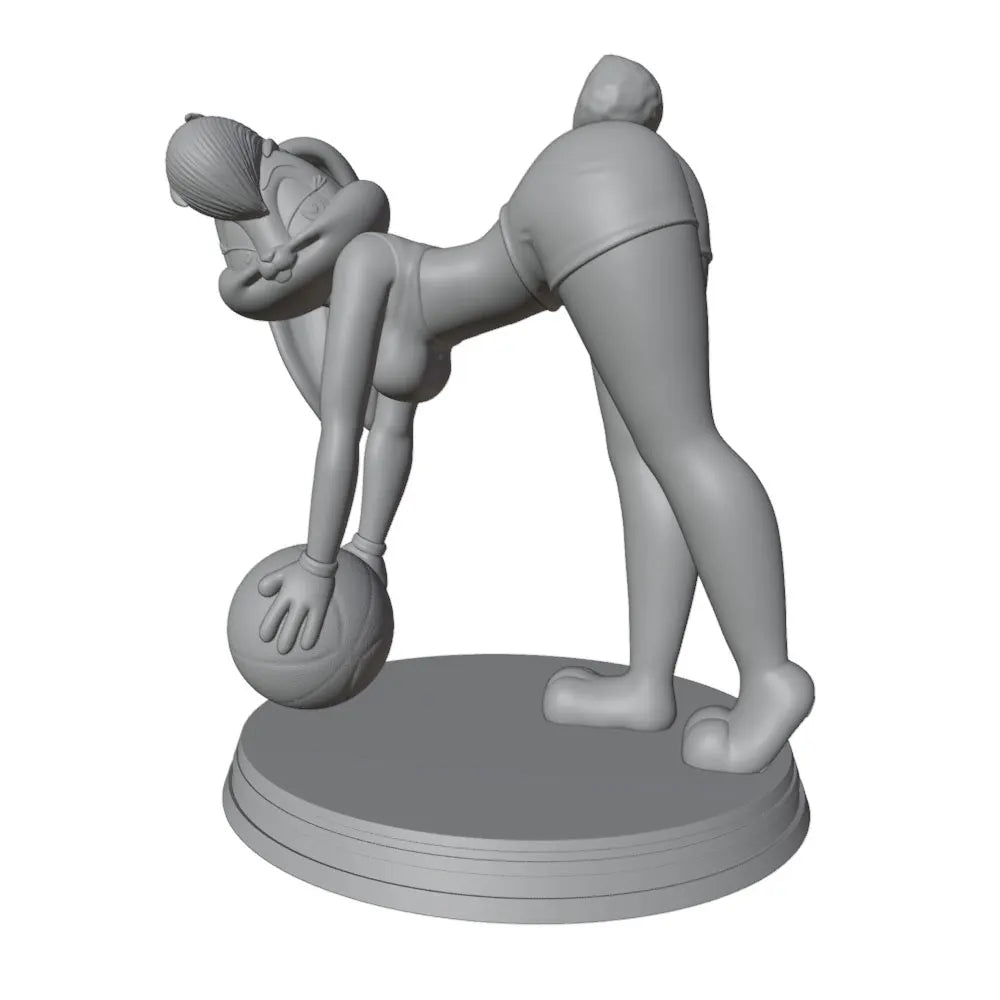 1/24 Rabbit Female Character, Resin Model Figure Kit, Anime Theme, Unassembled and Unpainted