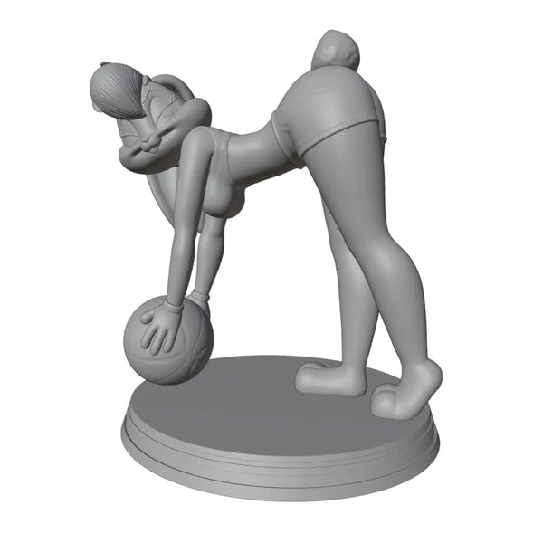 1/24 Rabbit Female Character, Resin Model Figure Kit, Anime Theme, Unassembled and Unpainted