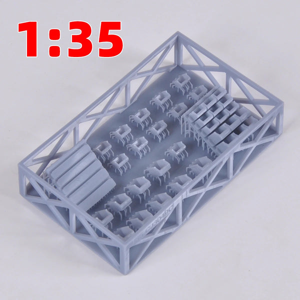 1/35 Storage Lockers, Resin Model Accessory Kit, Unpainted
