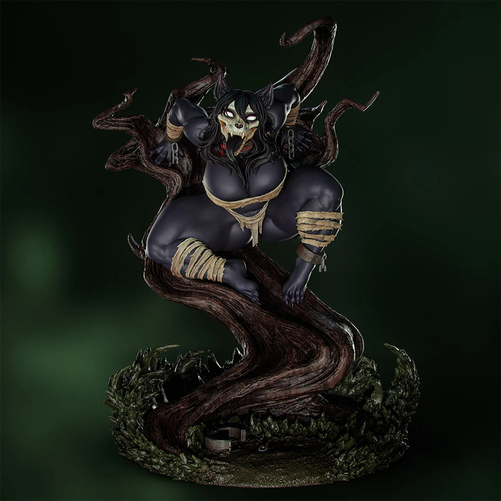 1/24 Demon Creature with Tentacles, 6 Figures, Resin Model Figure Kit, Fantasy Theme, Unassembled and Unpainted