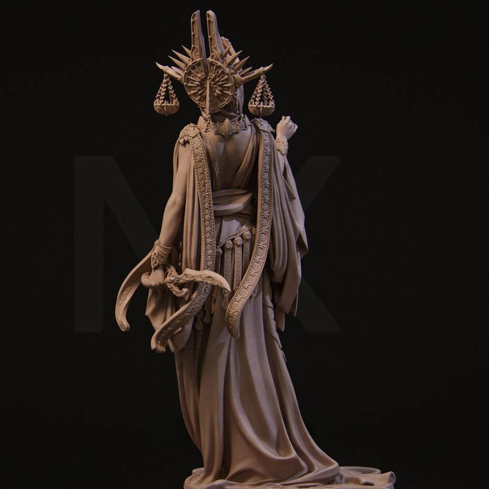 140mm Atropos Fate Goddess, Resin Model Figure Kit, Mythology Theme, Unassembled and Unpainted