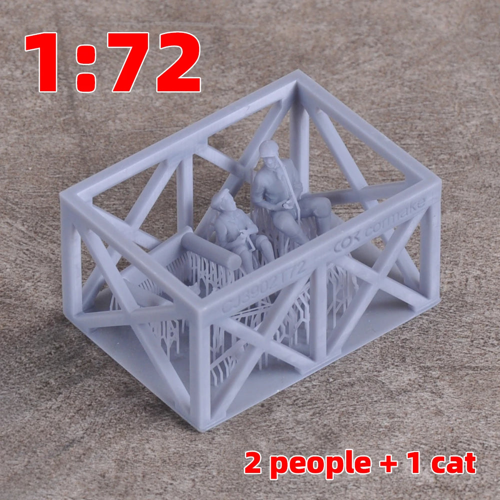 1/35 Civilian Dock Scene, 4 Figures, Resin Model Figure Kit, Historical Theme, Unassembled and Unpainted