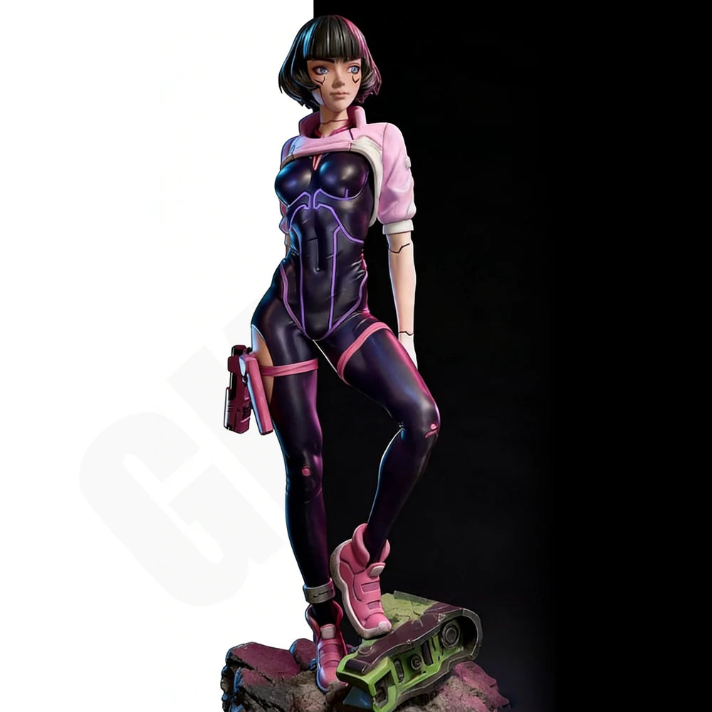 Cyberpunk Female Operative — 1/24 Resin Figure