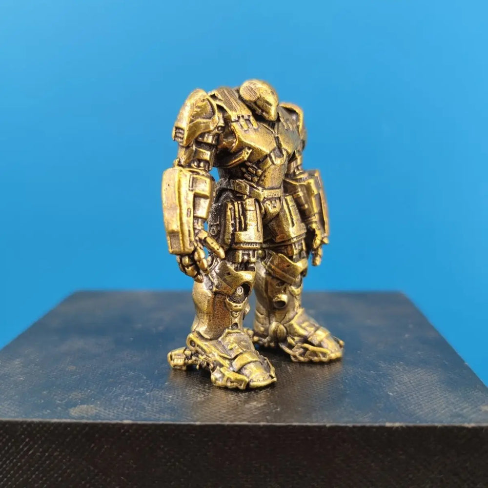 55mm 55mm Mecha Warrior, Resin Model Figure Kit, Sci-Fi Theme, Unassembled and Unpainted