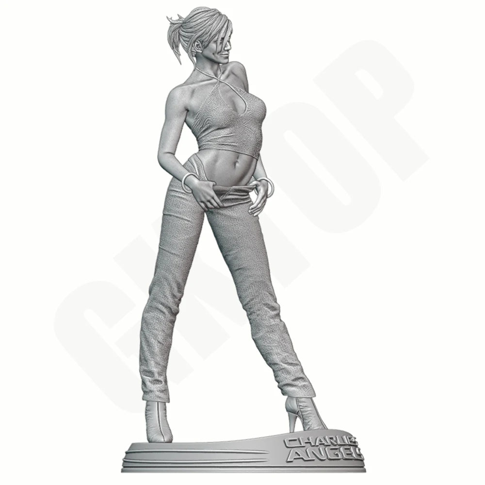 1/24 Female Characters, 2 Figures, Resin Model Figure Kit, Unassembled and Unpainted